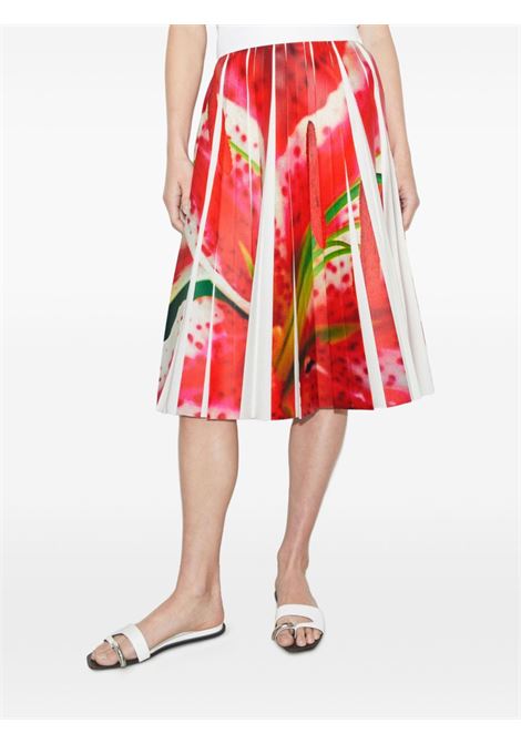 Gonna a pieghe stampata multicolore tory burch - donna TORY BURCH | 169975652